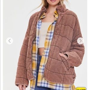 Free People (dupe) Dolman quilted jacket